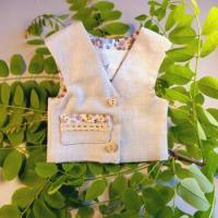 Gilet bolero lin coton decors n pour nature